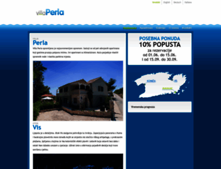 villa-perla.com.hr screenshot