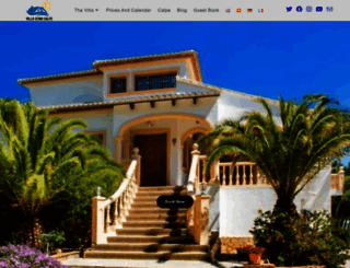 villa-scina-calpe.com screenshot