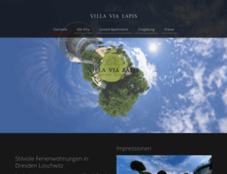 villa-via-lapis.de screenshot