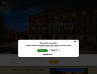 villaaureliaroma.com screenshot