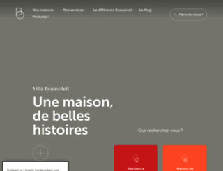 villabeausoleil.com screenshot