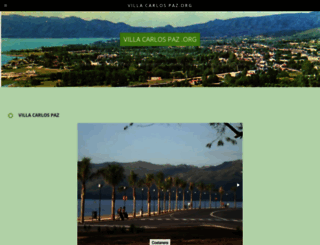 villacarlospaz.org screenshot