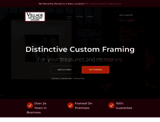 villageartandframe.com screenshot