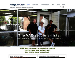 villageartcircle.com screenshot