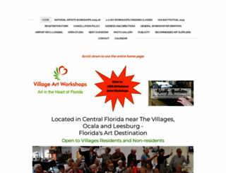 villageartworkshops.com screenshot