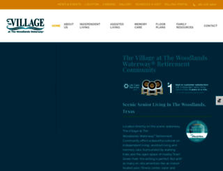 villageatthewoodlandswaterway.com screenshot