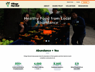 villageharvest.org screenshot
