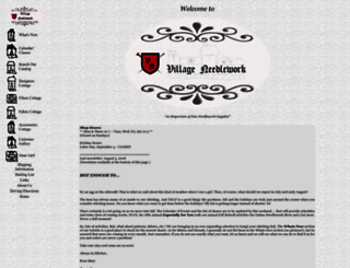 villageneedlework.com screenshot