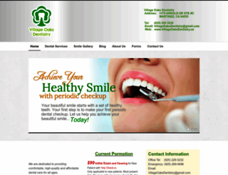 villageoaksdentistry.us screenshot