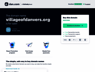 villageofdanvers.org screenshot