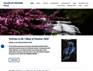 villageofmontourfalls.com screenshot