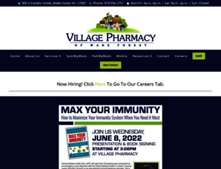 villagepharmacywf.com screenshot