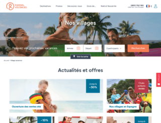 villages-clubs-pierreetvacances.com screenshot