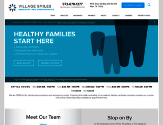 villagesmilesdental.com screenshot