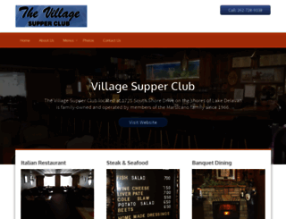 villagesupperclubdelavan.com screenshot