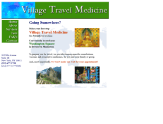 villagetravelmedicine.com screenshot