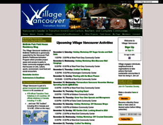 villagevancouver.ca screenshot