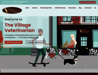 villageveterinarian.com screenshot