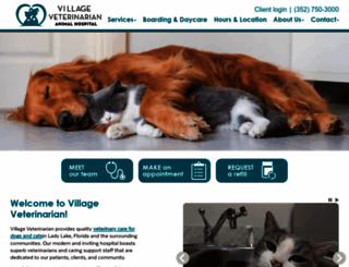 villageveterinarians.com screenshot