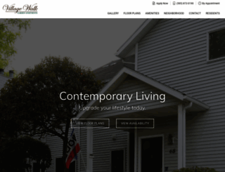 villagewalkapartment.com screenshot