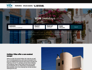 villaholidays.com screenshot
