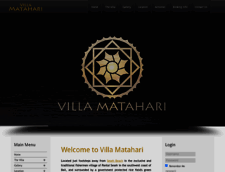 villamatahari.com screenshot