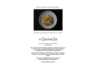 villanellenyc.com screenshot