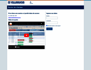 villanueva-clientes.com.ar screenshot