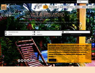 villaparadisobaracoa.com screenshot