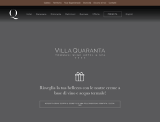 villaquaranta.com screenshot