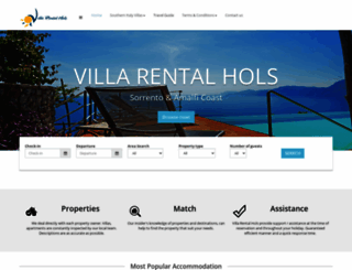 villarentalhols.com screenshot