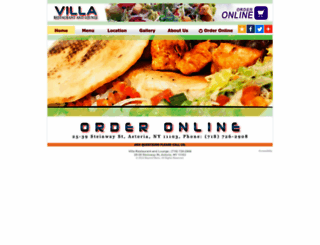 villarestaurantlounge.com screenshot