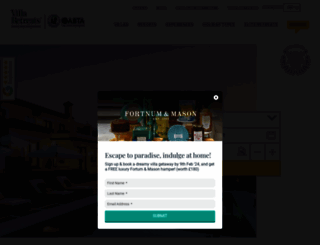 villaretreats.com screenshot