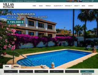 villas-plots.com screenshot