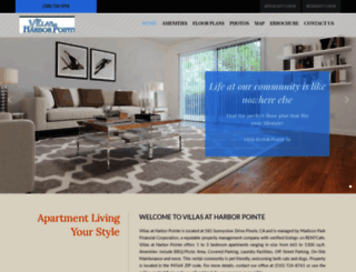 villasatharborpointe.com screenshot