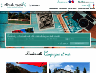 villasdumonde.fr screenshot