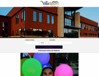villasport.careerplug.com screenshot