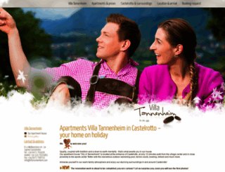 villatannenheim.com screenshot