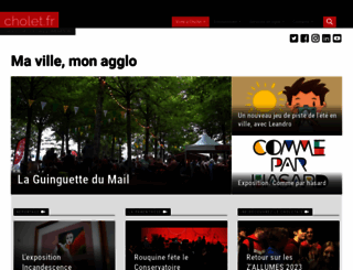 ville-cholet.fr screenshot
