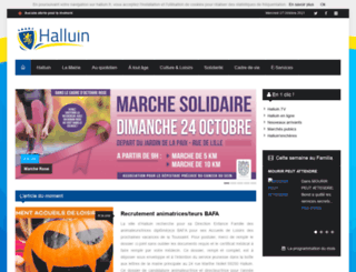 ville-halluin.fr screenshot
