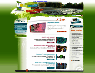 ville-lignansurorb.fr screenshot