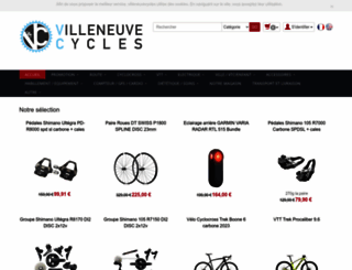 villeneuvecycles.fr screenshot