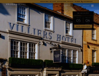 villiers-hotel.co.uk screenshot