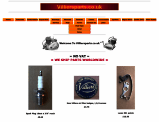 villiersparts.co.uk screenshot