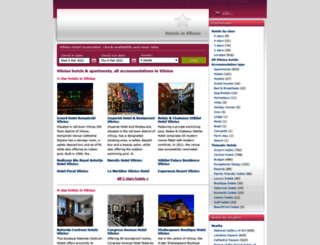 vilniushotels.net screenshot