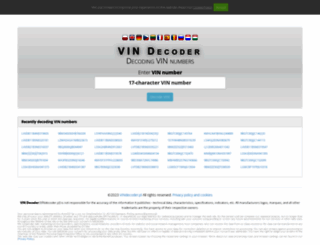 vin-decoder.net screenshot