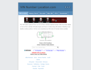 vin-numbers-location.weebly.com screenshot