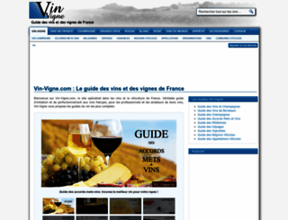 vin-vigne.com screenshot
