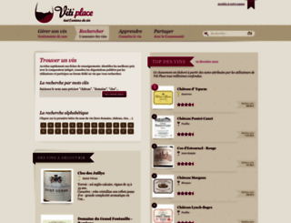 vin.vitiplace.com screenshot