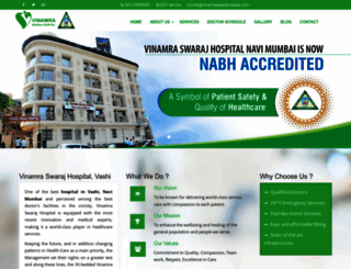 vinamraswarajhospital.com screenshot